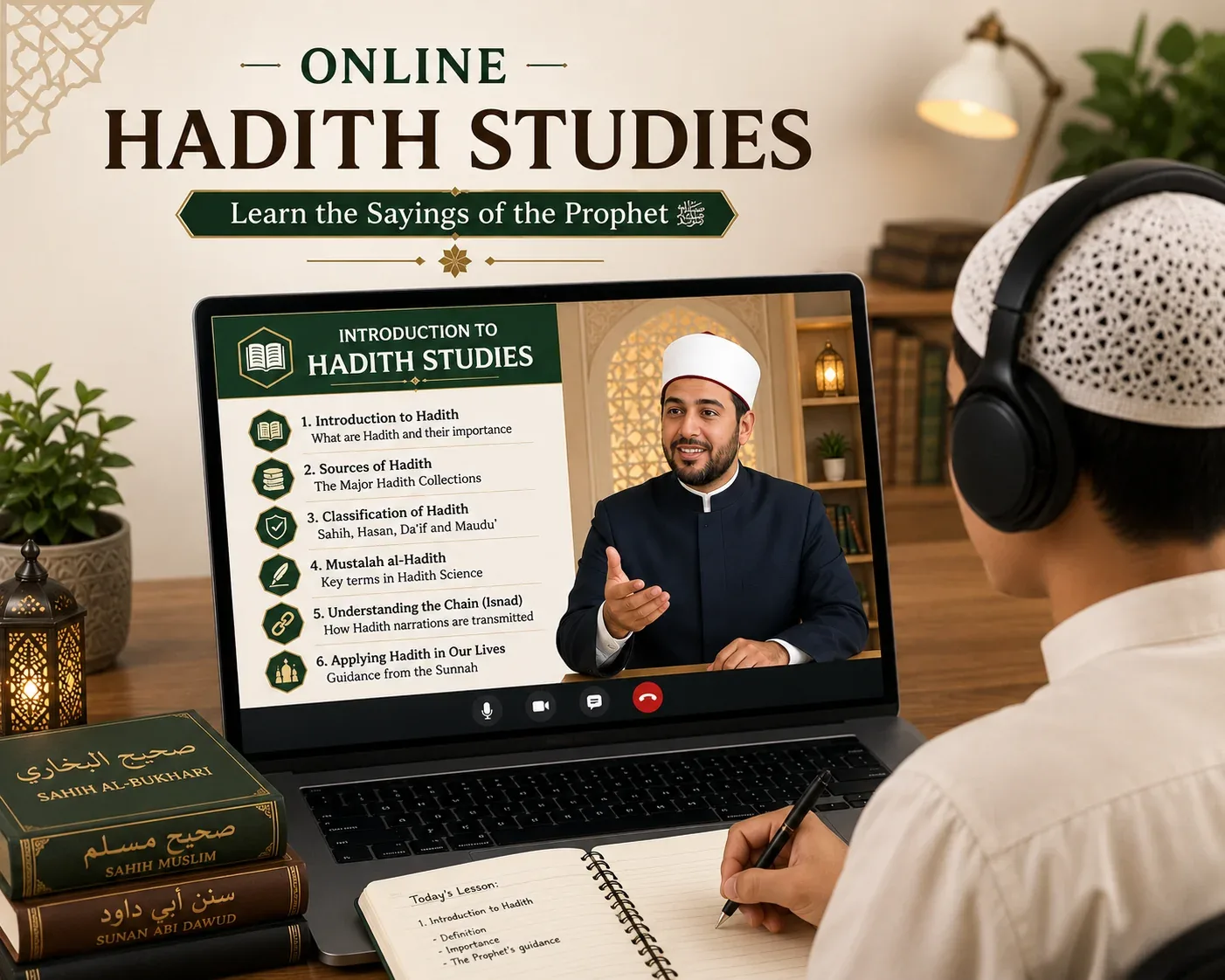 علوم الحديث — Online Course with qualified teachers