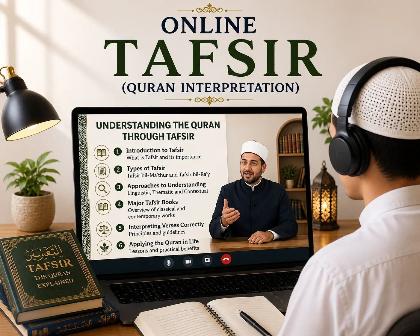 تفسير القرآن أونلاين — Online Course for Non-Arabic Speakers